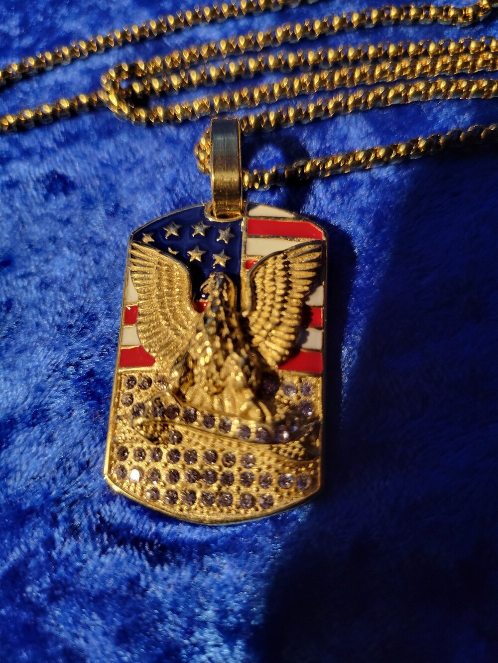 Eagle Pregnant Necklace 23"